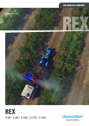 Tractores - tracción 4 ruedas Landini Rex 3-100 G 