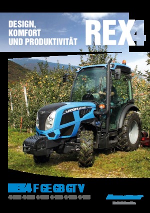 Tractores - tracción 4 ruedas Landini Rex DT 4-110GE
