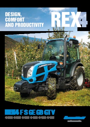 Tractores - tracción 4 ruedas Landini Rex DT 4-110GE