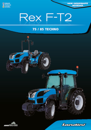 Tractores - tracción 4 ruedas Landini Rex 75 F Techno