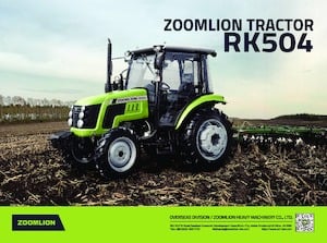 Tractores - tracción 4 ruedas Zoomlion RK 754