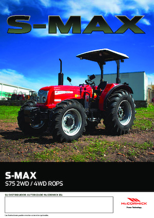 Tractores - tracción 4 ruedas McCormick S 75 Max 