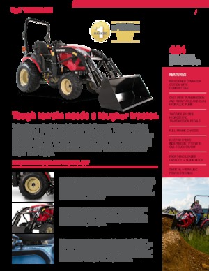 Tractores de uso municipal Yanmar SA424DHX