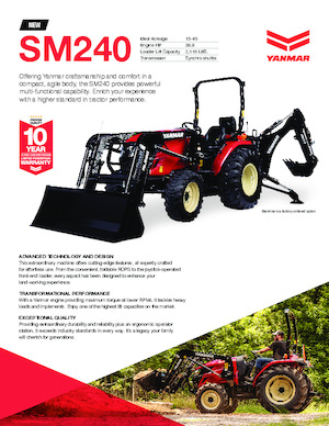Tractores - tracción 4 ruedas Yanmar SM240