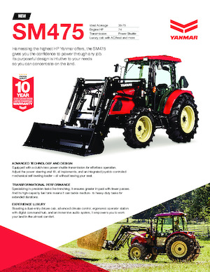 Tractores - tracción 4 ruedas Yanmar SM475