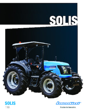 Tractores - tracción 4 ruedas Landini Solis 110