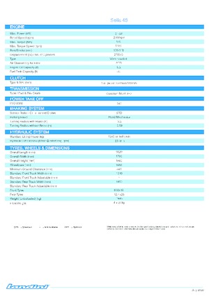 Tractores - tracción 4 ruedas Landini Solis 45