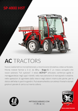 Tractores - tracción 4 ruedas Carraro SP 4800