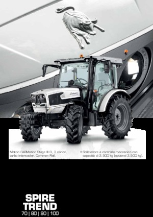 Tractores - tracción 4 ruedas Lamborghini Spire 80 Trend 