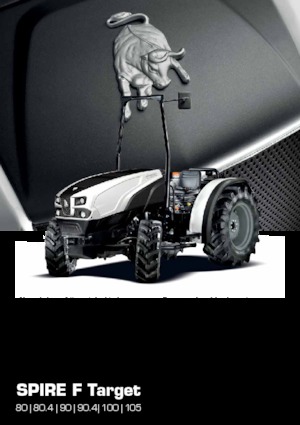 Tractores - tracción 4 ruedas Lamborghini Spire F 105 Target 