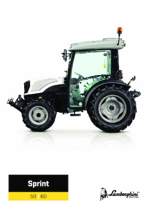 Tractores - tracción 4 ruedas Lamborghini Sprint 50