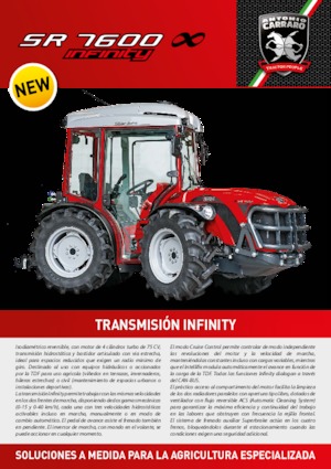 Tractores - tracción 4 ruedas Carraro SR 7600 Infinity