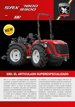 Tractores - tracción 4 ruedas Carraro SRX 9900