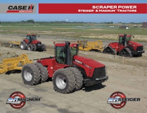 Tractores - tracción 4 ruedas Case IH Steiger 485 Scraper