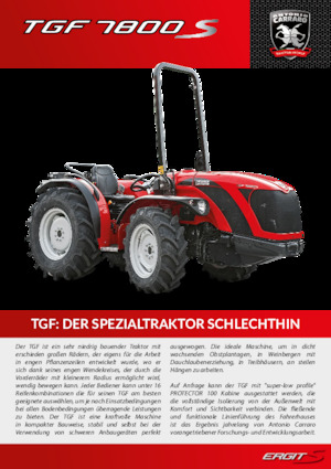 Tractores - tracción 4 ruedas Carraro TGF 7800 S
