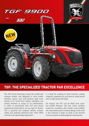 Tractores - tracción 4 ruedas Carraro TGF 9900
