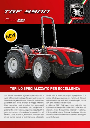 Tractores - tracción 4 ruedas Carraro TGF 9900