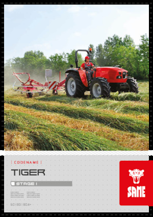 Tractores - tracción 4 ruedas SAME Tiger 50