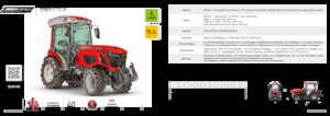 Tractores - tracción 4 ruedas Carraro Tony 8700 V 