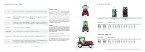 Tractores - tracción 4 ruedas Carraro Tony 8700 V 