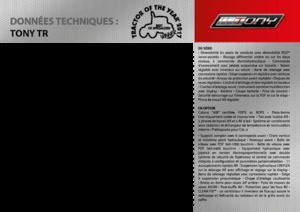 Tractores - tracción 4 ruedas Carraro Tony 9800 TR