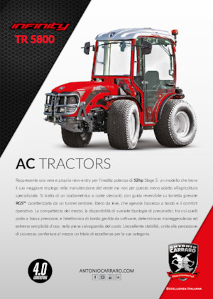Tractores - tracción 4 ruedas Carraro TR 5800 Infinity 