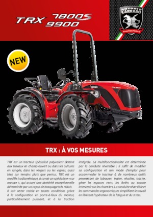 Tractores - tracción 4 ruedas Carraro TRX 7800 S