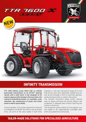 Tractores - tracción 4 ruedas Carraro TTR 7600 Infinity