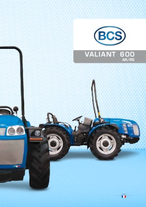Tractores - tracción 4 ruedas BCS Valiant 600 AR