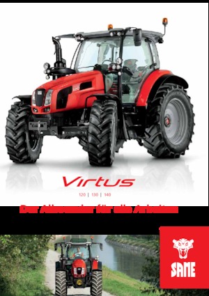 Tractores - tracción 4 ruedas SAME Virtus 120 