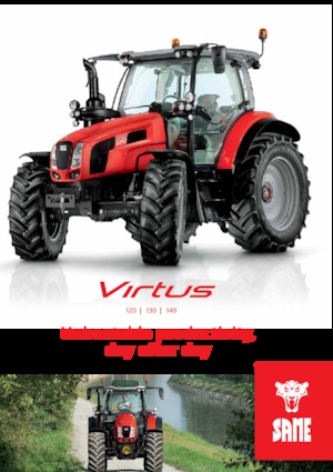 Tractores - tracción 4 ruedas SAME Virtus 120 
