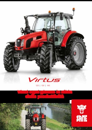 Tractores - tracción 4 ruedas SAME Virtus 120 