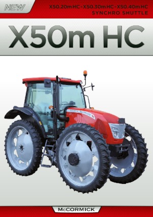 Tractores - tracción 4 ruedas McCormick X50.40m-HC