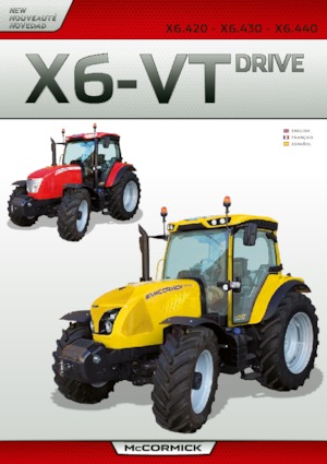 Tractores - tracción 4 ruedas McCormick X6.440 VT-Drive