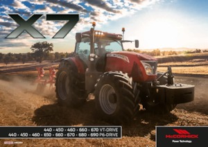 Tractores - tracción 4 ruedas McCormick X7.450 VT-Drive