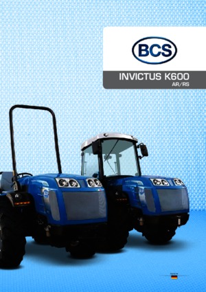 Tractores - tracción 4 ruedas BCS Invictus K600 AR