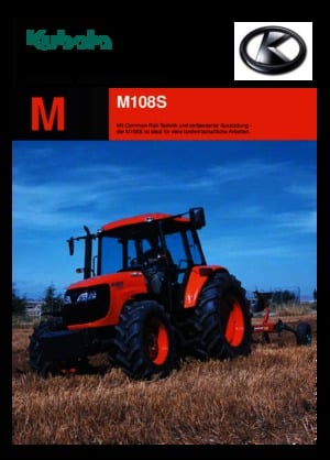 Tractores - tracción 4 ruedas Kubota M 108 S