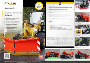Quitanieves reguables Adler V 180