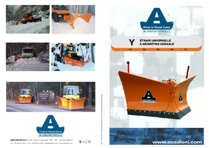 Quitanieves reguables Assaloni Y 3 N