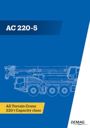Grúas todo terreno Demag AC 220-5