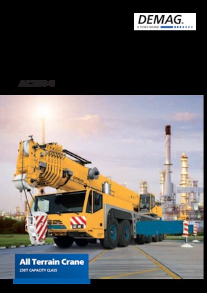 Grúas todo terreno Demag AC 250-6 
