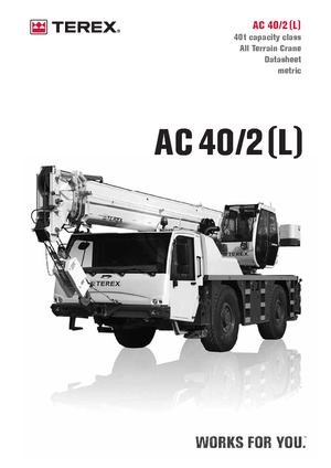 Grúas todo terreno Terex-Demag AC 40/2 L (4x4x4)