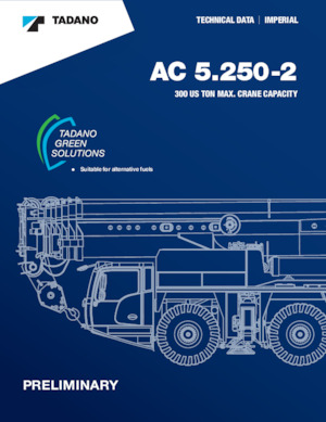 Grúas todo terreno Tadano AC 5.250-2