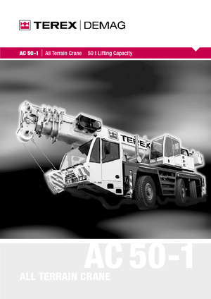 Grúas todo terreno Terex-Demag AC 50-1 (6x6x6)