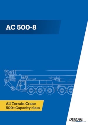 Grúas todo terreno Demag AC 500-8