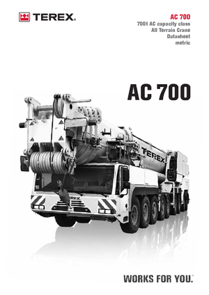 Grúas todo terreno Terex-Demag AC 700 (18x8x16)