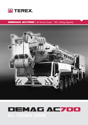 Grúas todo terreno Terex-Demag AC 700 (18x8x16)