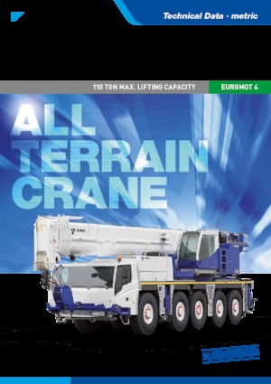 Grúas todo terreno Tadano ATF 110G-5 