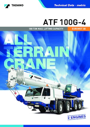 Grúas todo terreno Tadano ATF 100G-4