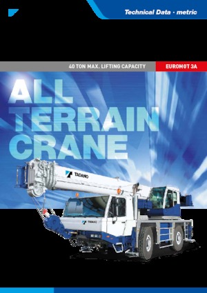 Grúas todo terreno Tadano ATF 40G-2